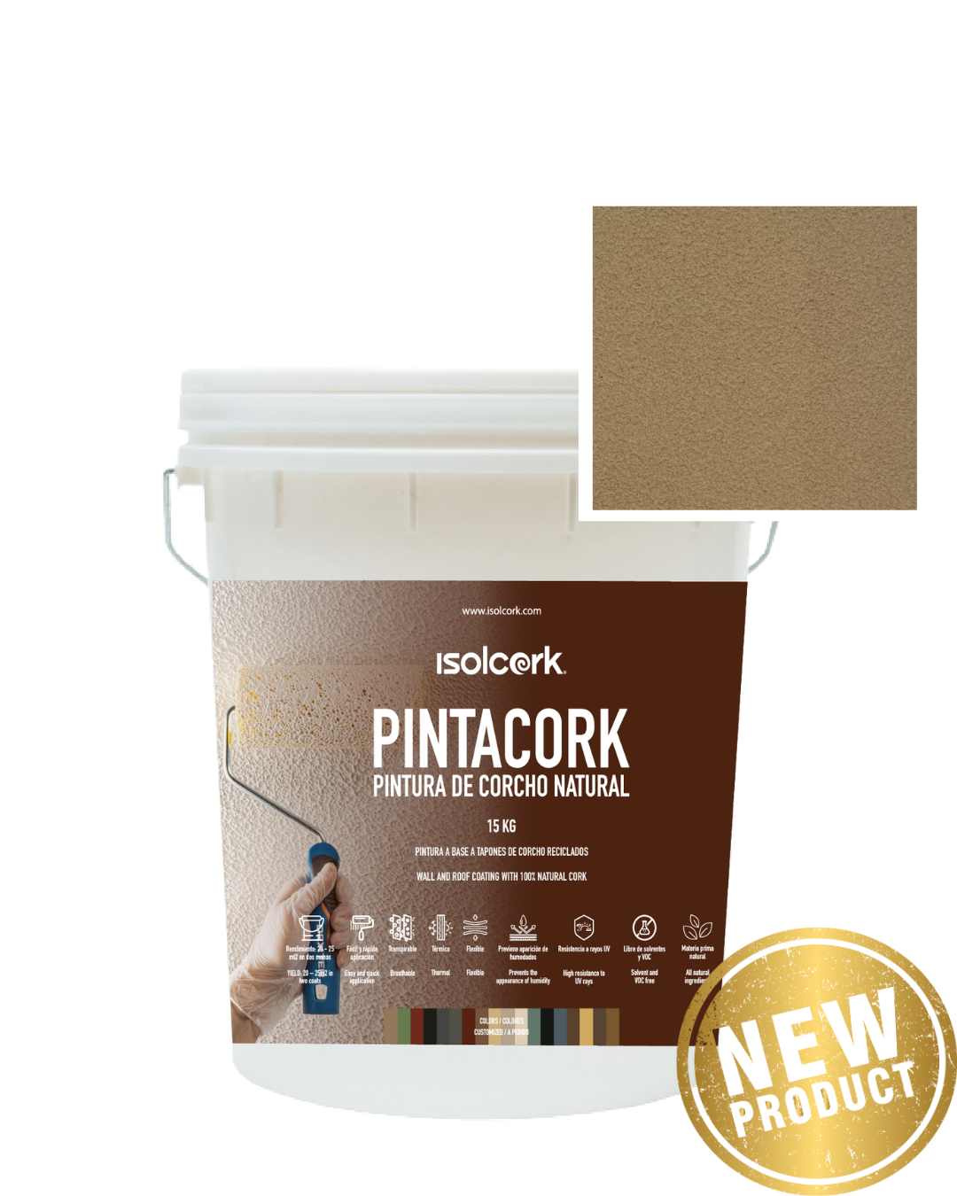 PINTACORK - Pintura Térmica Crema